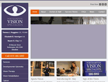 Tablet Screenshot of northamptonvision.com